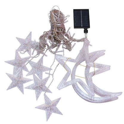 LZINA™ | Solar Moon Star Lamp LED String Lights Decoration