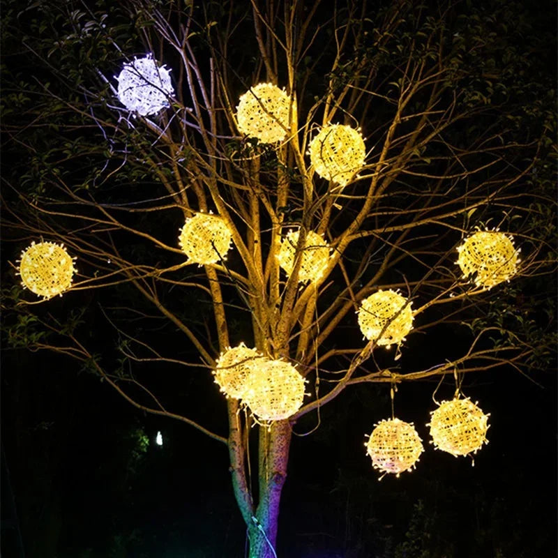 LZINA™ | Sphere - Rattan Party Lighting