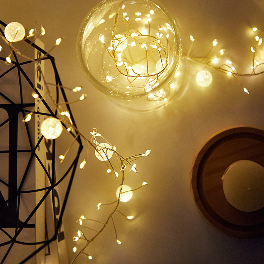 BowLift Fireworks Fairies Twinkle Cluster String Lights — Dazzling Sparkle for Party Decor