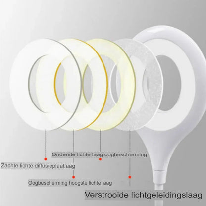 LZINA™ | Compact and Rechargeable Night Light – Flexible LED Light for Desk and Nightstand