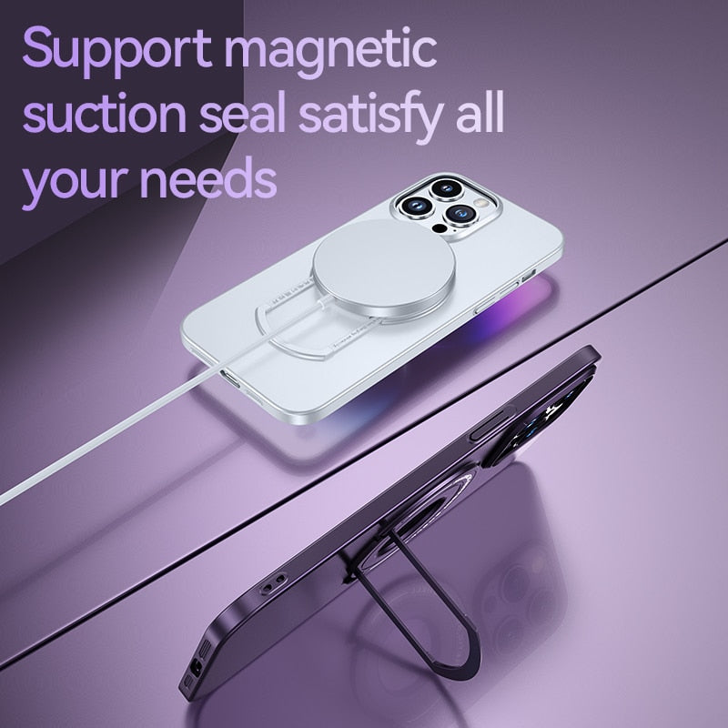 LZINA™ | Magsafe Compatible Magnetic Ring Phone Case Stand