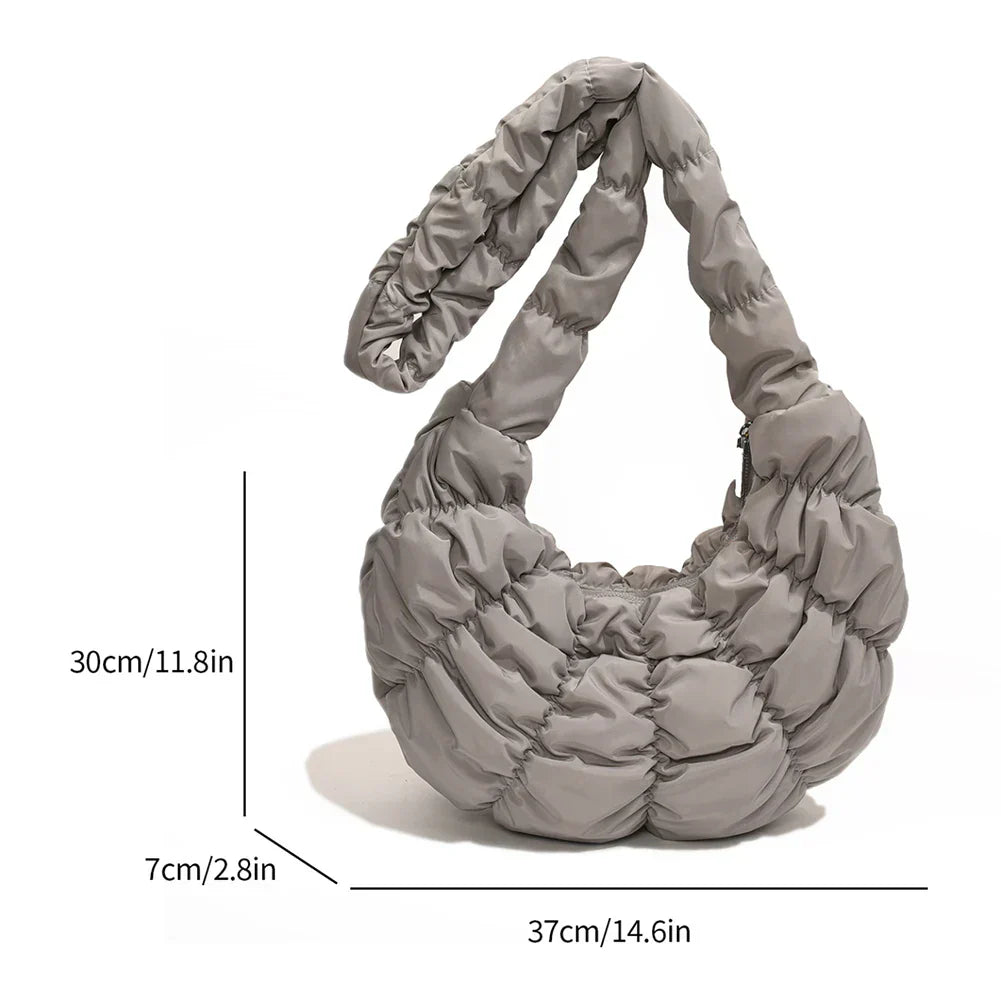 LZINA™ | Puff Croissant Shoulder Bag