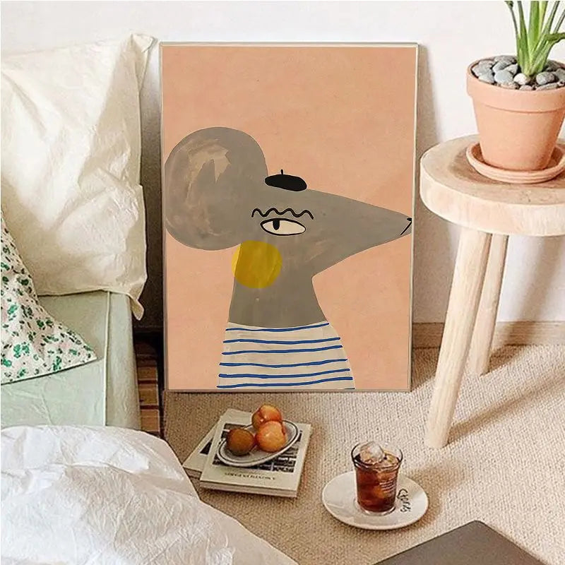 LZINA™ | Vintage Cartoon Canvas Art