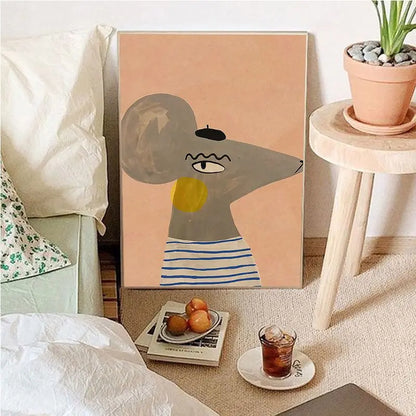 LZINA™ | Vintage Cartoon Canvas Art
