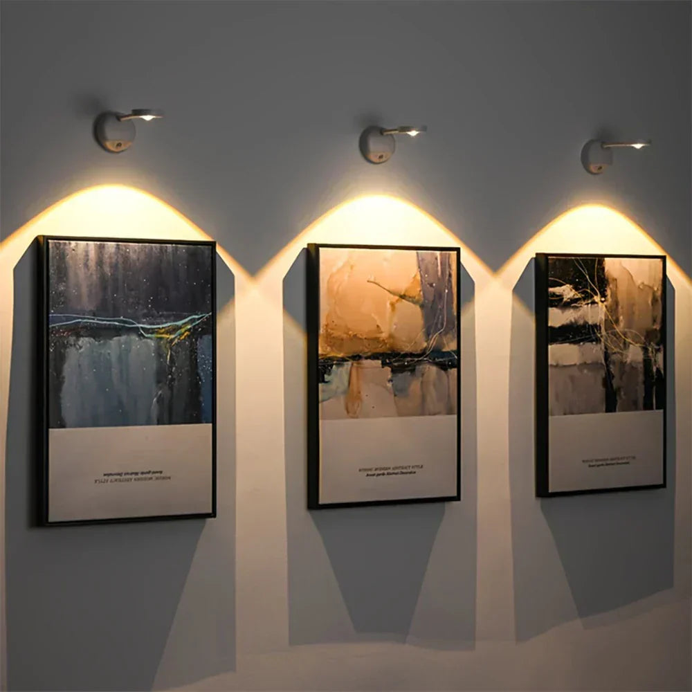 BowLift Wall Spot Light | SmartGlow Rechargeable LED with Motion Sensor