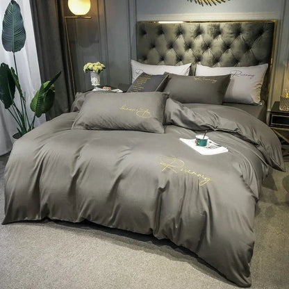 Luxury Duvet Cover with Elegant Embroidery – Soft, Breathable and High Quality | Bowlift