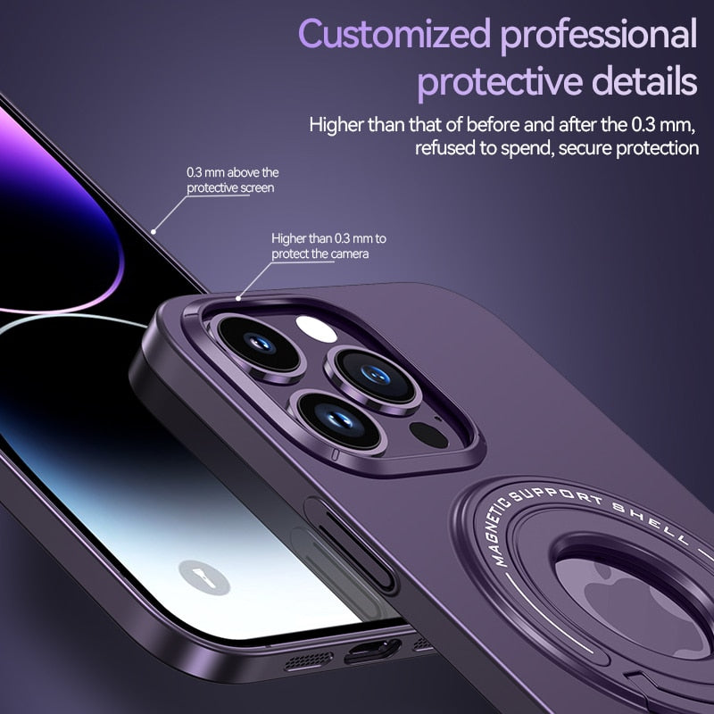 LZINA™ | Magsafe Compatible Magnetic Ring Phone Case Stand