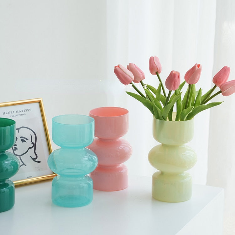 LZINA™ | Glass Animal Vase - Multicolor