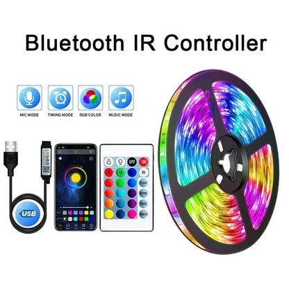 BowLift USB RGB LED Strip Lights with App Control — Create Vibrant Room and TV Backlighting Decor