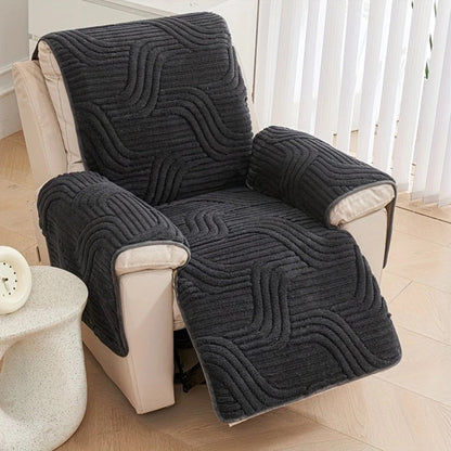 BowLift | Silven Plush Thickened Anti-Slip Recliner Sofa Cover