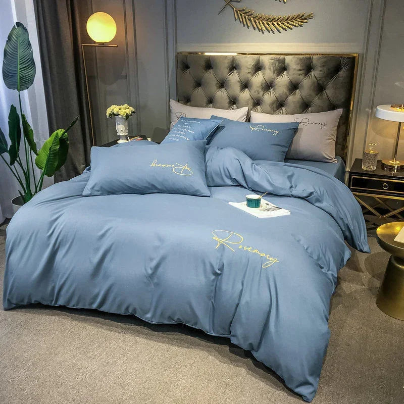 Luxury Duvet Cover with Elegant Embroidery – Soft, Breathable and High Quality | Bowlift