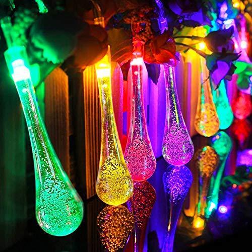LZINA™ | Solar Water Droplet String Lights