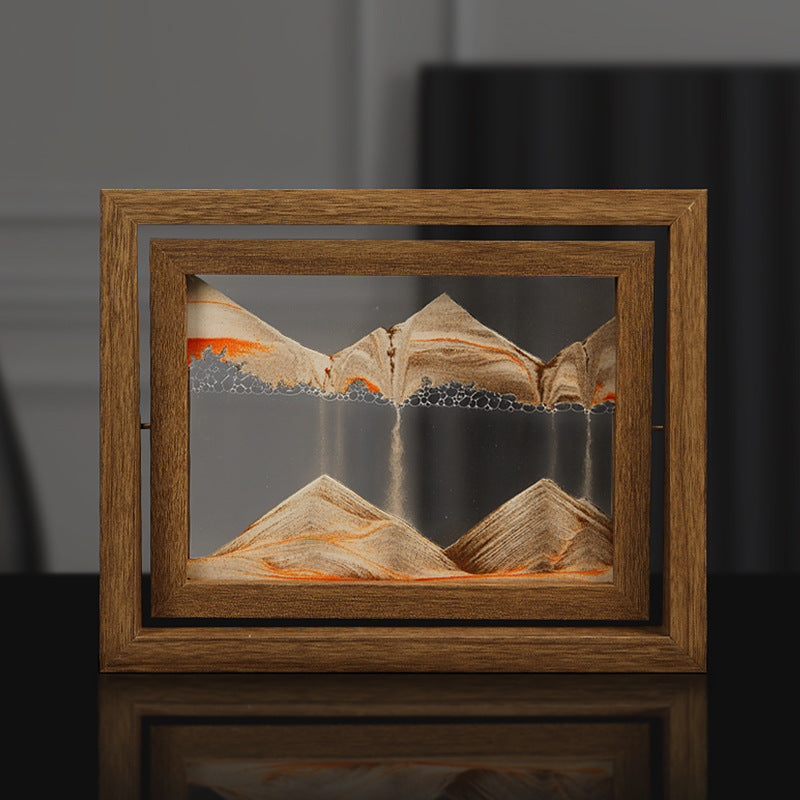 LZINA™ | Solid wood 3D rotating sand painting