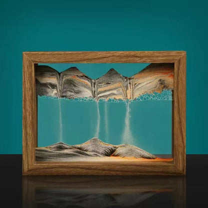 LZINA™ | Solid wood 3D rotating sand painting
