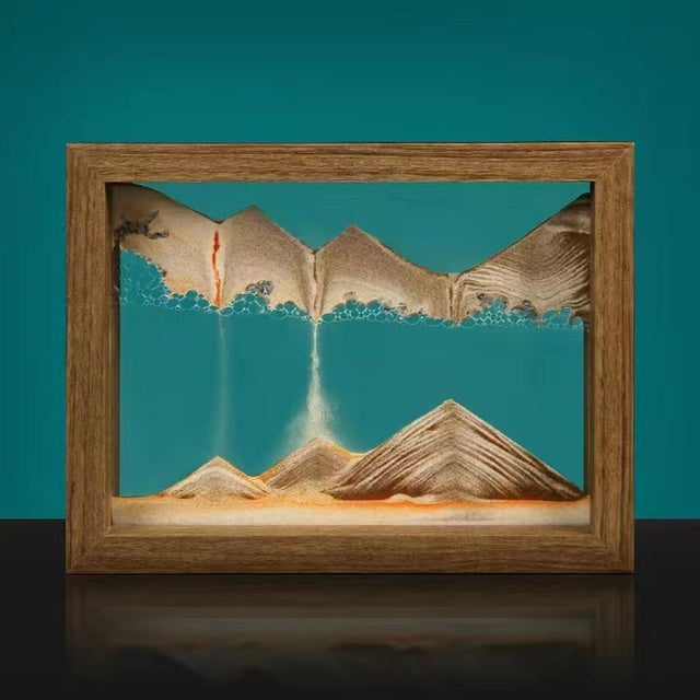 LZINA™ | Solid wood 3D rotating sand painting