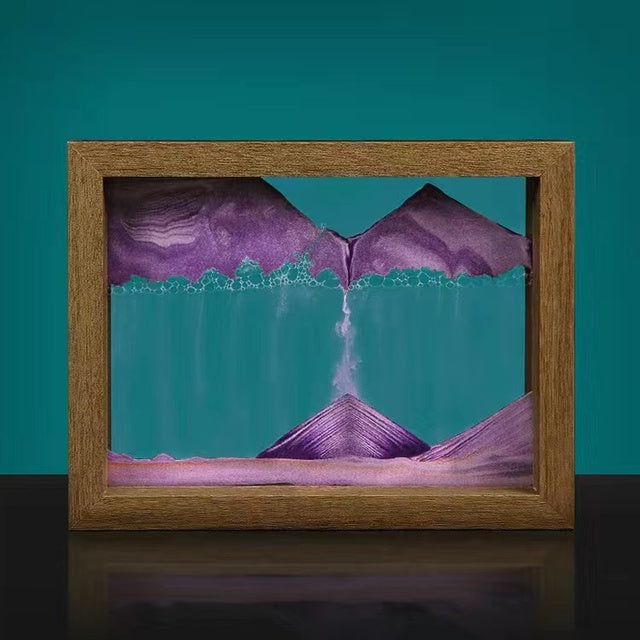 LZINA™ | Solid wood 3D rotating sand painting
