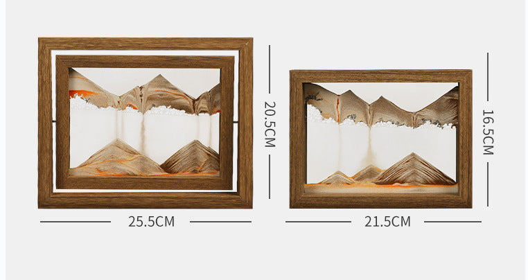 LZINA™ | Solid wood 3D rotating sand painting