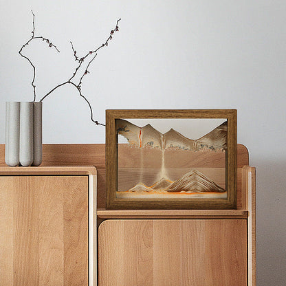 LZINA™ | Solid wood 3D rotating sand painting