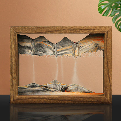 LZINA™ | Solid wood 3D rotating sand painting