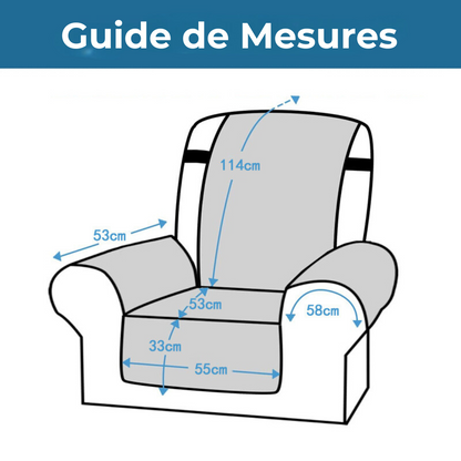 BowLift | Cover for extendable armchairs – anti-slip protection and premium comfort