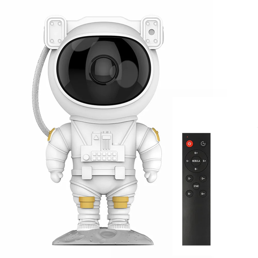 LZINA™ | Star Projector Astronaut Lamp Adjustable LED Night Light Galaxy