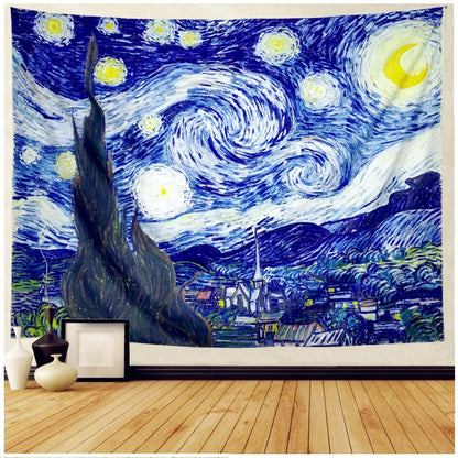 LZINA™ | Starry Night Wall Tapestry