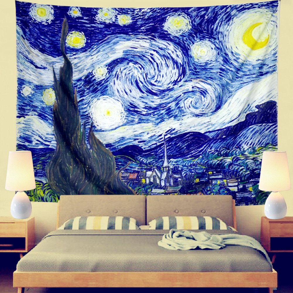 LZINA™ | Starry Night Wall Tapestry