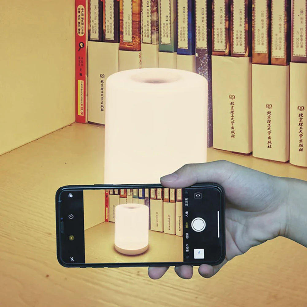 BowLift Touchless Rechargeable Table Lamp — Dimmable LED Light with USB Connection