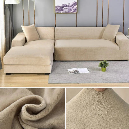 BowLift | Luxury Stretch-Velvet Sofa Cover – Stylish Protection for Any Sofa