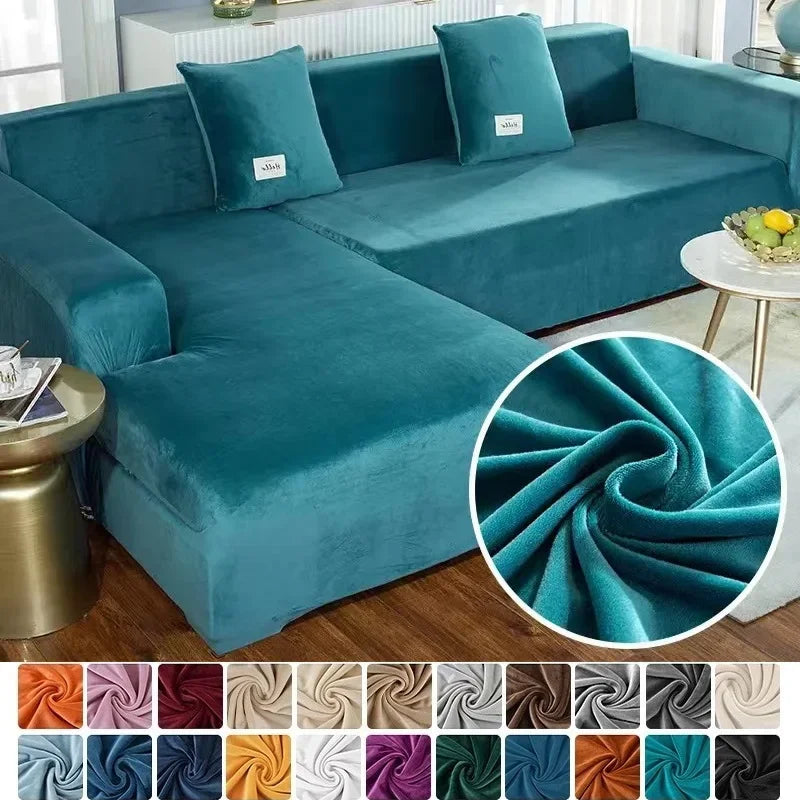 BowLift | Luxury Stretch-Velvet Sofa Cover – Stylish Protection for Any Sofa
