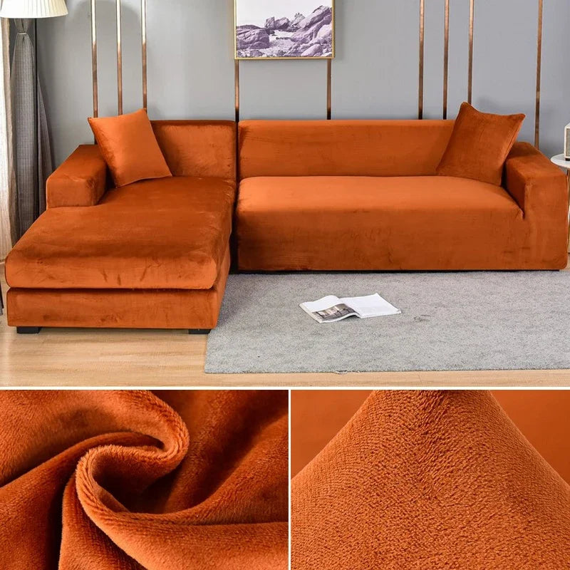BowLift | Luxury Stretch-Velvet Sofa Cover – Stylish Protection for Any Sofa