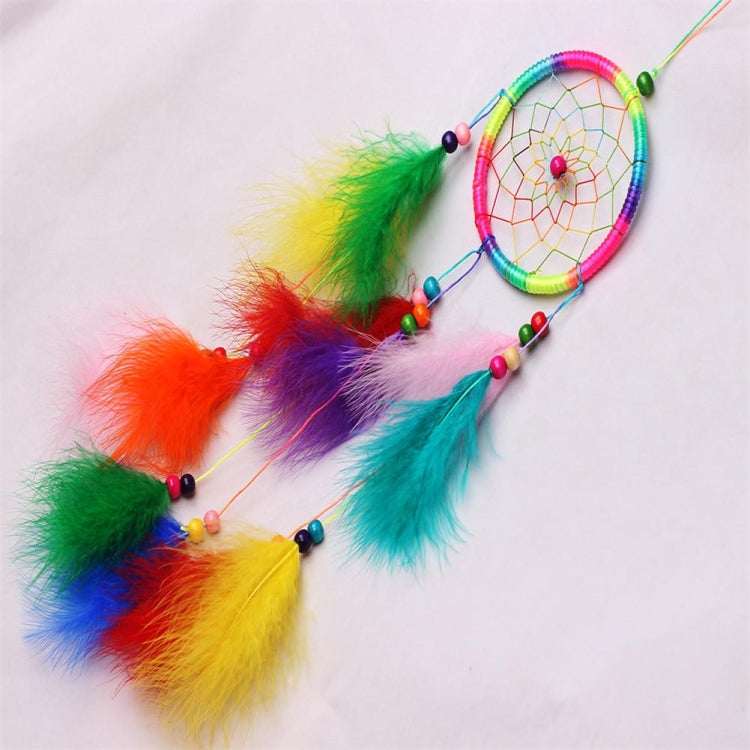 LZINA™ | Simple creative home decor ornaments dreamcatcher car pendant (White)