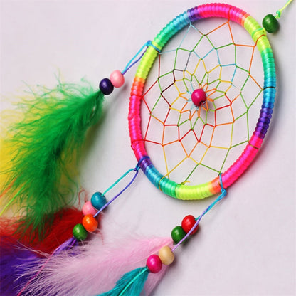 LZINA™ | Simple creative home decor ornaments dreamcatcher car pendant (White)