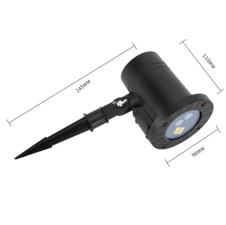 BowLift 30W Remote-Control Outdoor Waterproof Laser Light for Garden & Lawn Decoration – Green & Red Lights (UK Plug)