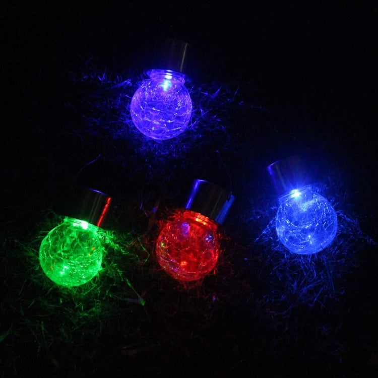 LZINA™ | 12 PCS Snap Ball Solar Chandelier Outdoor Garden Courtyard Holiday Decorative Light with Clip (Warm White Light)