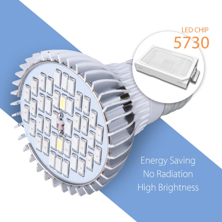 BowLift LED Plant Grow Light - Full Spectrum, E27 Socket, 30W, 40 LEDs