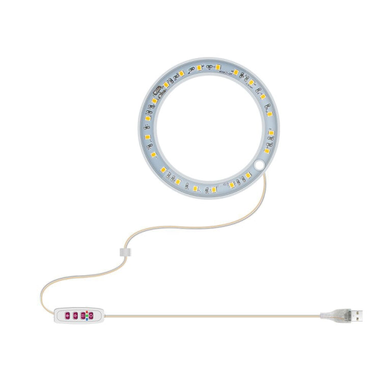 BowLift LED Full-Spectrum Grow Light with Smart Timer — Ring-Style Indoor Plant Lamp, Single-Head (Sunshine)