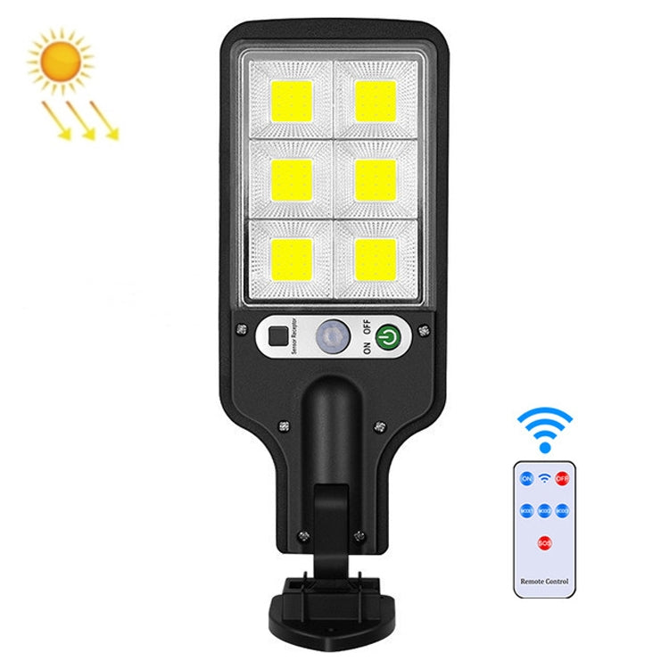 LZINA™ | Solar Street Lighting LED Body Detection Garden Light, Specification: 616B-72 COB with Remote Control