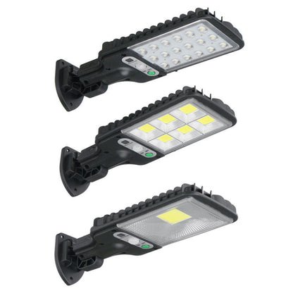 LZINA™ | Solar Street Lighting LED Body Detection Garden Light, Specification: 616B-72 COB with Remote Control