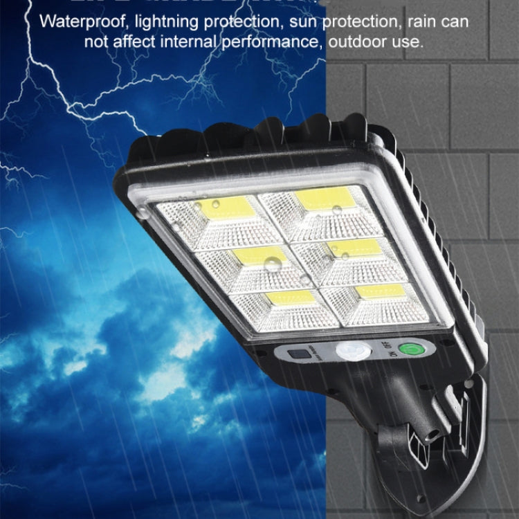 LZINA™ | Solar Street Lighting LED Body Detection Garden Light, Specification: 616B-72 COB with Remote Control