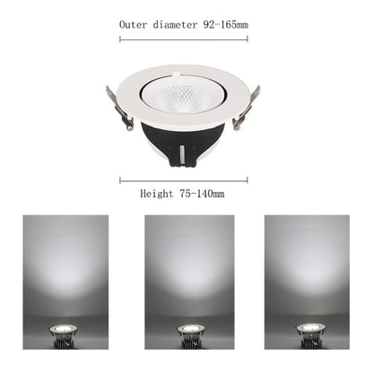 BowLift 35W Cutout 150mm LED Full-Spectrum Plant Growth Light - High-Efficiency Indoor Grow Light