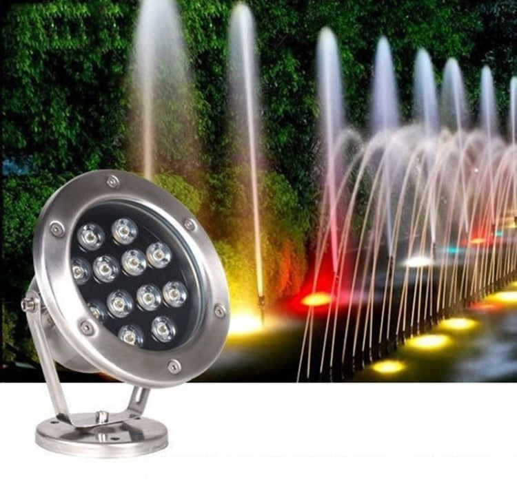 LZINA™ | LED underwater light pool fish pond fountain waterproof landscape light 18W (warm white)