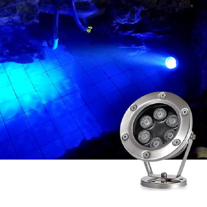 LZINA™ | LED underwater light pool fish pond fountain waterproof landscape light 18W (warm white)