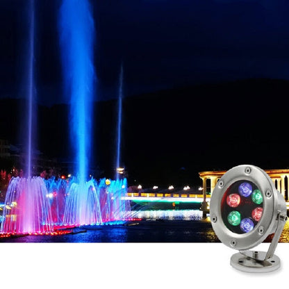LZINA™ | LED Underwater Light Pool Fish Pond Fountain Waterproof Landscape Light 24W (Warm White)
