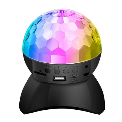 BowLift Home LED Magic Ball Lights — RGB Bounce Ambient Lamps with Sound-Reactive Balls, Black Charging Model, 5W