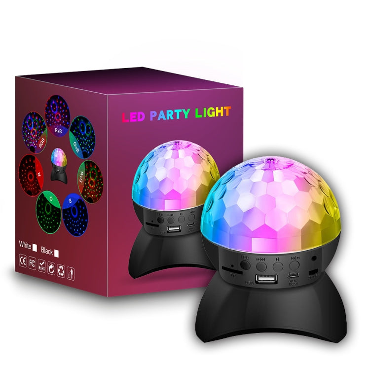 BowLift Home LED Magic Ball Lights — RGB Bounce Ambient Lamps with Sound-Reactive Balls, Black Charging Model, 5W