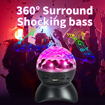 BowLift Home LED Magic Ball Lights — RGB Bounce Ambient Lamps with Sound-Reactive Balls, Black Charging Model, 5W