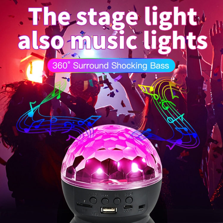 BowLift Home LED Magic Ball Lights — RGB Bounce Ambient Lamps with Sound-Reactive Balls, Black Charging Model, 5W