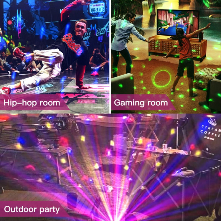 BowLift Home LED Magic Ball Lights — RGB Bounce Ambient Lamps with Sound-Reactive Balls, Black Charging Model, 5W