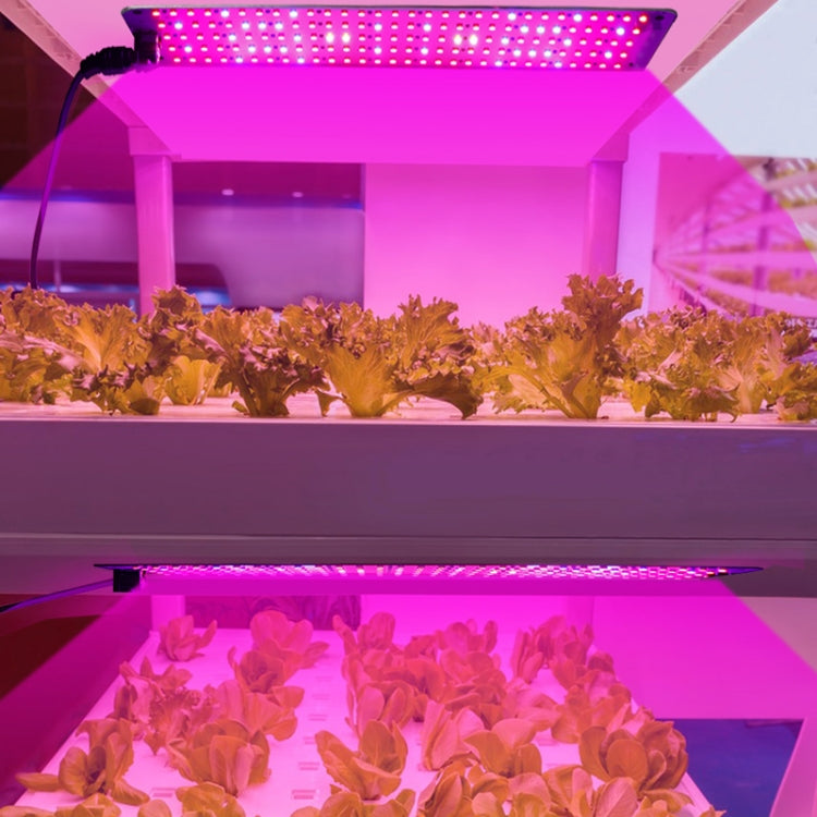 BowLift 4-Head 12V Full-Spectrum Red & Blue LED Grow Light Panel for Plants & Seedlings (EU Plug)